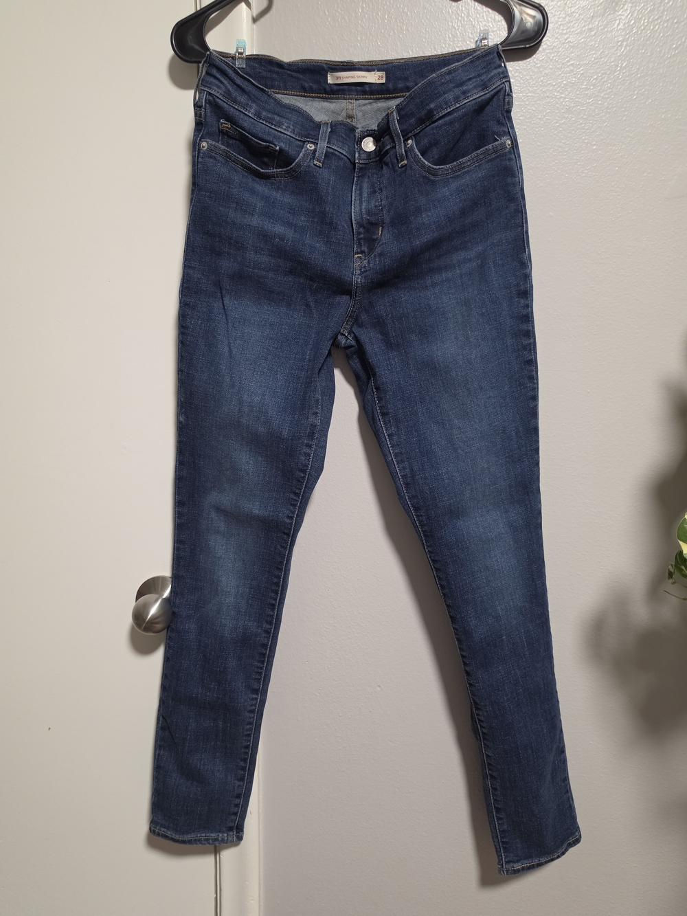 Levi Strauss & Co 311 Shaping Skinny - Women's Dark Blue Skinny Jeans